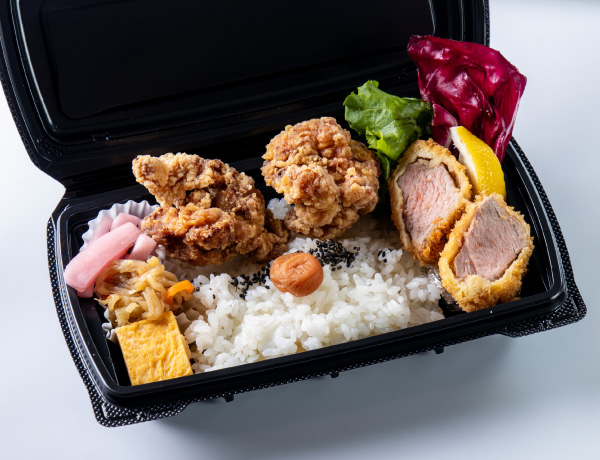 から揚げ・ヒレカツ弁当