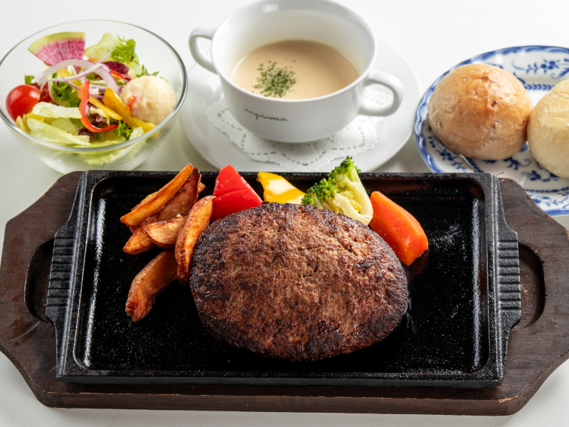 常陸牛QUEENハンバーグセット