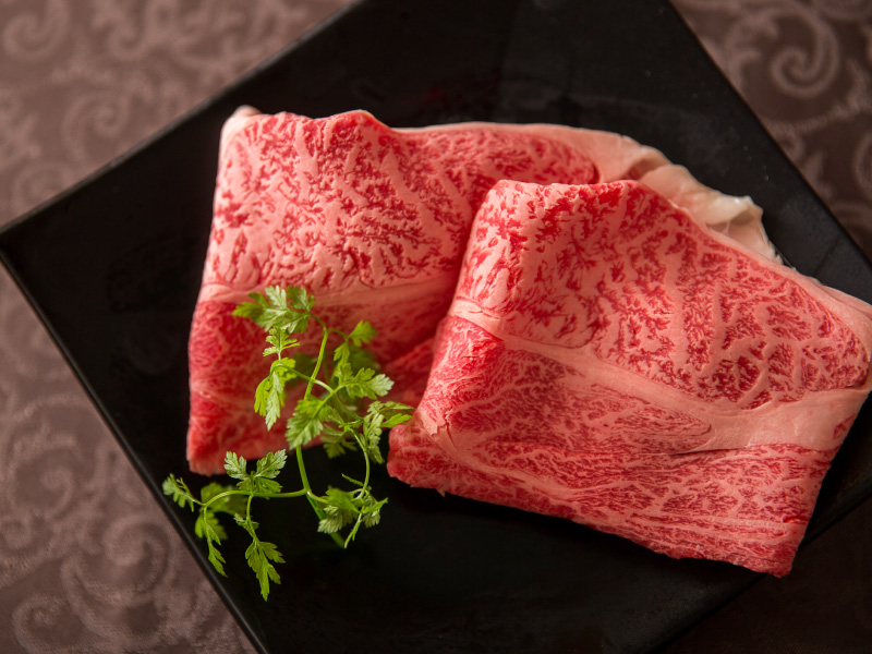 肩ロースのすき焼き