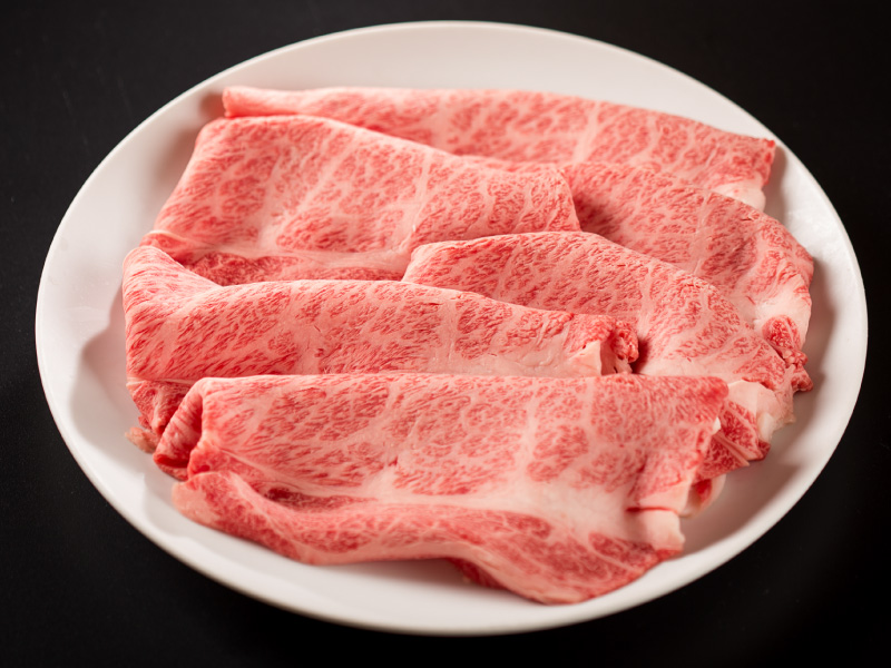 肩ロースのすき焼き