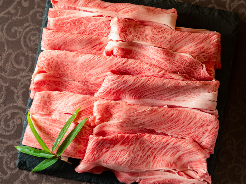 肩ロースのすき焼き