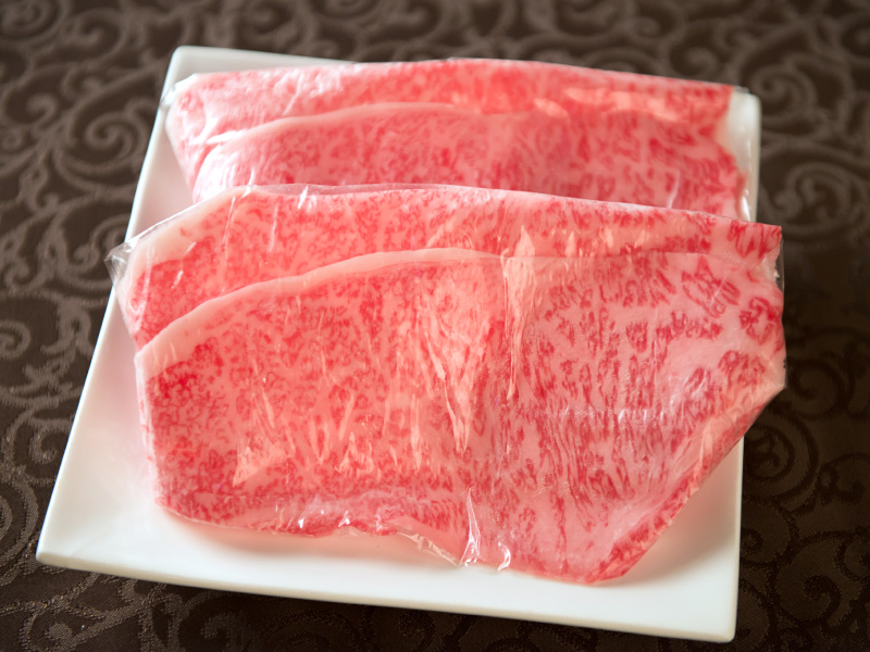 サーロインのしゃぶしゃぶ